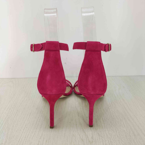 マノロブラニク MANOLO BLAHNIK CHAOS カオス スエード ストラップ ヒール サンダル レディース 36 1/2