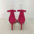 マノロブラニク MANOLO BLAHNIK CHAOS カオス スエード ストラップ ヒール サンダル レディース 36 1/2