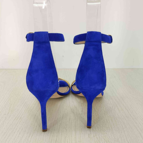 マノロブラニク MANOLO BLAHNIK CHAOS カオス スエード ストラップ ヒール サンダル レディース 36 1/2