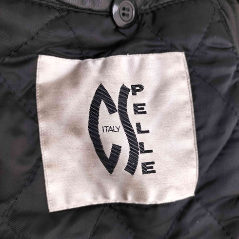 ベラペレ VERA PELLE リアルレザーコート メンズ