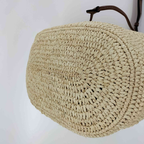 マルベリー Mulberry Crochet Raffia Bucket Bag クロシェット ラフィア バケット バッグ レディース