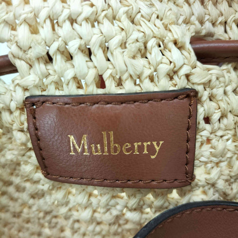マルベリー Mulberry Crochet Raffia Bucket Bag クロシェット ラフィア バケット バッグ レディース
