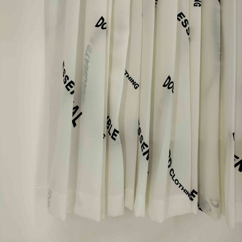 ダブルスタンダードクロージング DOUBLE STANDARD CLOTHING ロゴプリーツスカート レディース JPN:36