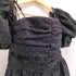 sweet M me eme エムミーエメ Puff sleeves studded long onepiece パフ スリーブス スタッディド ロング ワンピース レディース FREE