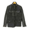 ディーゼル DIESEL 00S OLD ARCHIVE BLACK SEEP SKIN FIELD JACKET 羊革 裏地キルティング シープ レザー 切替え エルボーパッチ フィールド ジャケット アーカイブ ブラック メンズ import:S