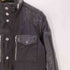 ディーゼル DIESEL 00S OLD ARCHIVE BLACK SEEP SKIN FIELD JACKET 羊革 裏地キルティング シープ レザー 切替え エルボーパッチ フィールド ジャケット アーカイブ ブラック メンズ import:S