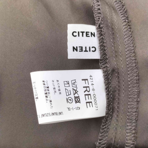 シテン CITEN サテンレースイージーパンツ レディース FREE