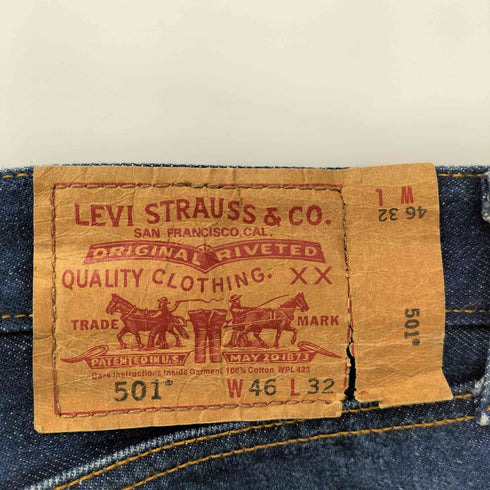 リーバイス Levis 501 メキシコ製 ジップフライ デニムパンツ メンズ W46 L32