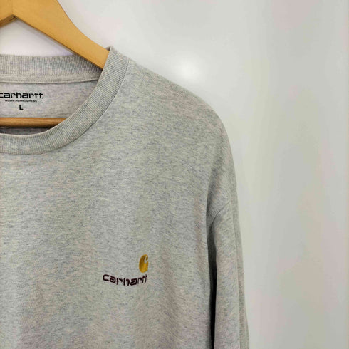 カーハートワークインプログレス Carhartt WIP LONG SLEEVE AMERICAN SCRIPT T-SHIRT メンズ import:L