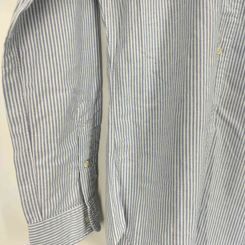 ラルフローレン RALPH LAUREN SLIM FIT カラースモールポニー刺繍 ストライプ L/S B.D シャツ メンズ import:S