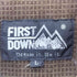 ファーストダウン FIRST DOWN ボタンダウン グラフチェック 細畝 コーデュロイシャツ メンズ import:L