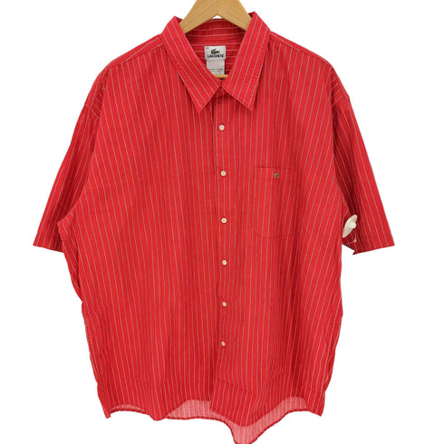 ラコステ LACOSTE ストライプ S/S シャツ メンズ 50