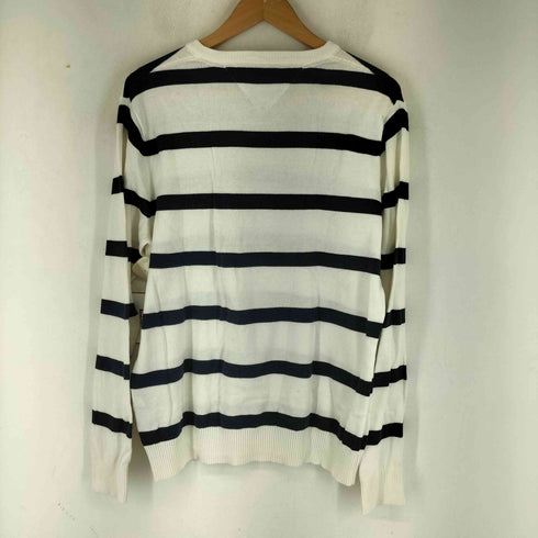トミーヒルフィガー TOMMY HILFIGER Vネック ボーダー ニット メンズ JPN:M