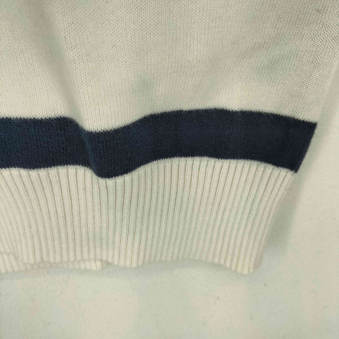 トミーヒルフィガー TOMMY HILFIGER Vネック ボーダー ニット メンズ JPN:M
