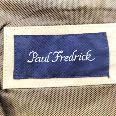Paul Fredrick ピッグスキン レザー 切替 ベスト メンズ JPN:S