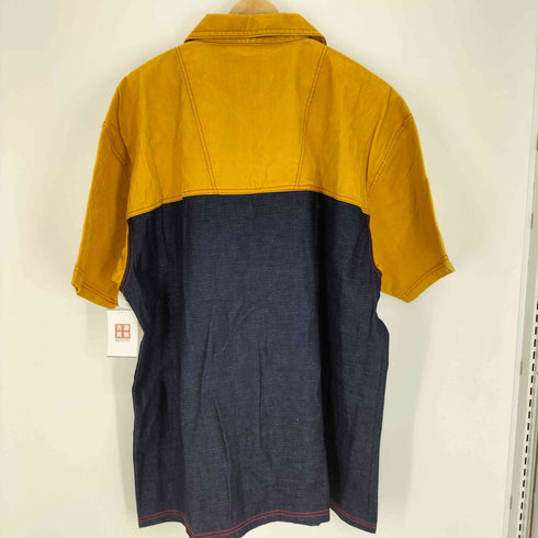 VEEZO JEANS ベロア切替 S/S シャツ メンズ 3XL