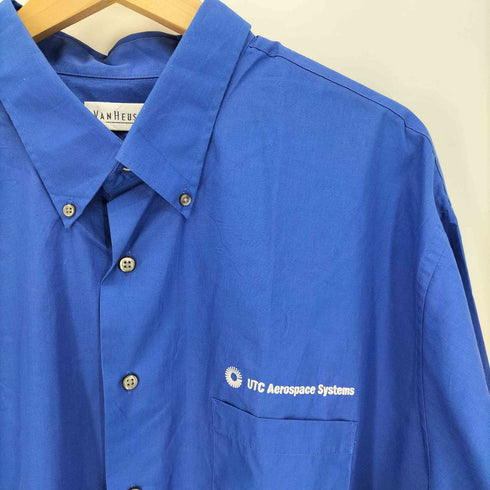 ヴァンヒューゼン VAN HEUSEN 90-00S 企業ロゴ L/S シャツ メンズ XXL
