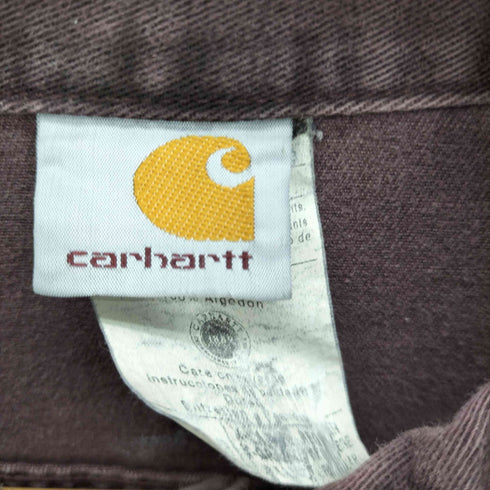 カーハート Carhartt 90-00S ロゴ パッチ L/S ボタンダウン ワーク シャツ メンズ