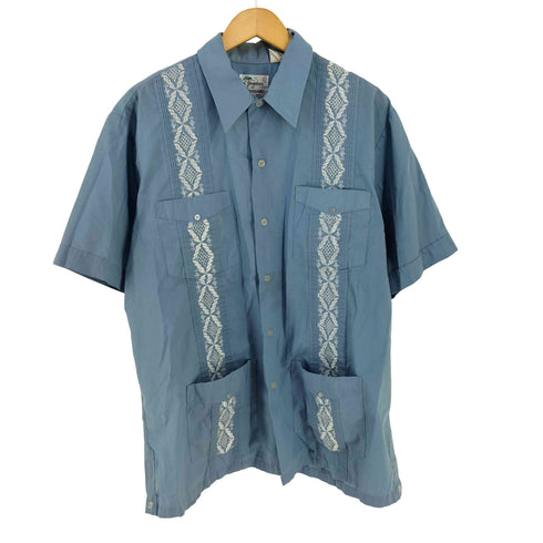 ハバンド HABAND GUAYABERA by HABAND グアヤベラ バイ ハバンド 80-90s 韓国製 キューバシャツ メンズ L