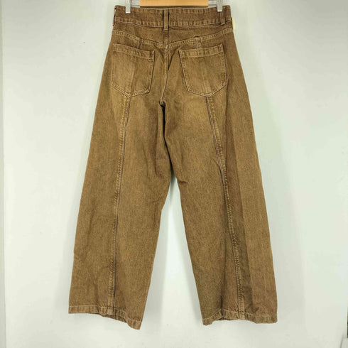 ザラ ZARA ミッドライズ ワイドレッグデニムパンツ メンズ FR:40-44