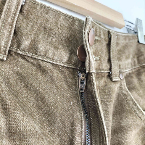 ザラ ZARA ミッドライズ ワイドレッグデニムパンツ メンズ FR:40-44