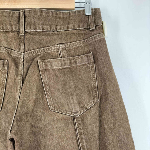 ザラ ZARA ミッドライズ ワイドレッグデニムパンツ メンズ FR:40-44