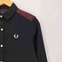 フレッドペリー FRED PERRY Mix Panelled Shirt Dress ミックスパネル シャツドレス レディース UK:8