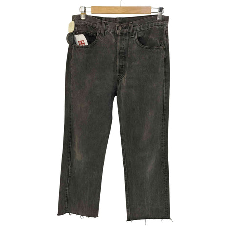リーバイス Levis 90s USA製 501 ボタン裏522刻印 先染め ブラックデニム パンツ メンズ W31