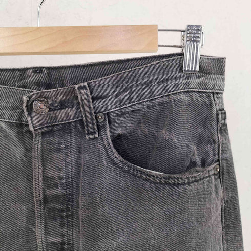 リーバイス Levis 90s USA製 501 ボタン裏522刻印 先染め ブラックデニム パンツ メンズ W31
