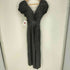 ザラ ZARA リネンブレンドポルカドットミディワンピース レディース import:XS