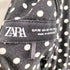 ザラ ZARA リネンブレンドポルカドットミディワンピース レディース import:XS