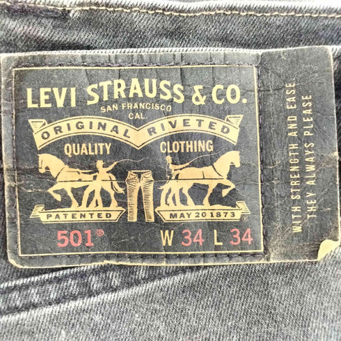 リーバイス Levis スケートボーディングコレクション ブラック デニムパンツ メンズ W34