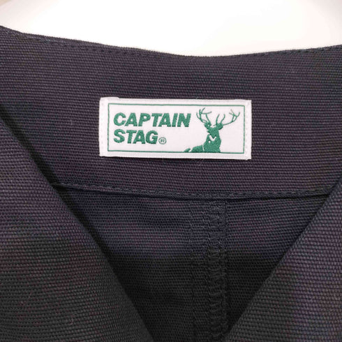 キャプテンスタッグ CAPTAIN STAG 別注 ノーカラージャケット メンズ FREE