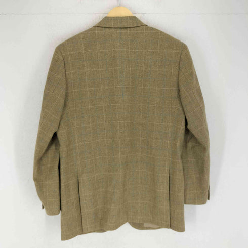 ポールスチュアート Paul Stuart THOMAS cashmere カシミヤ混 チェック 3B テーラードジャケット メンズ 175