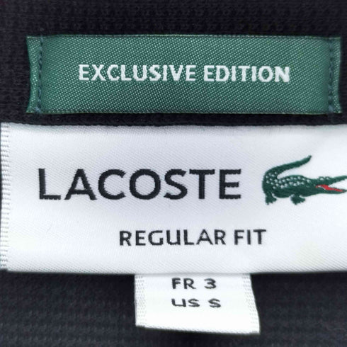 ラコステ LACOSTE 別注 EXCLUSIVE EDITION ロゴ刺繍 ポロシャツ メンズ import:S