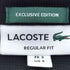 ラコステ LACOSTE 別注 EXCLUSIVE EDITION ロゴ刺繍 ポロシャツ メンズ import:S