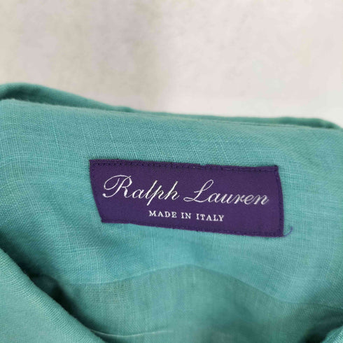 ラルフローレンパープルレーベル RALPH LAUREN PURPLE LABEL MADE IN ITALY イタリア製 リネン100 長袖 シャツ メンズ 170