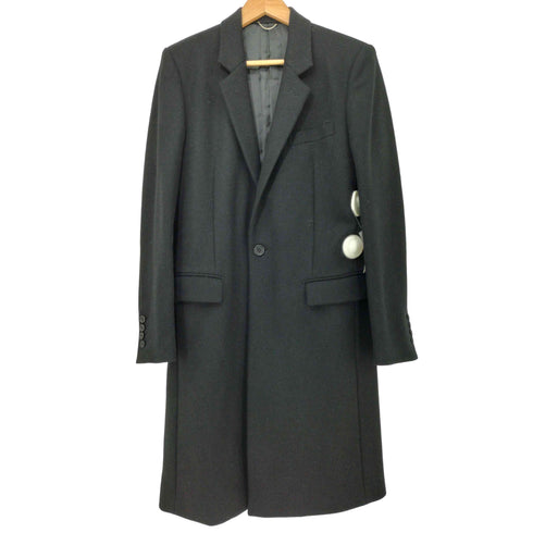 ジョンローレンスサリバン JOHN LAWRENCE SULLIVAN WOOL CASHMERE MELTON CHESTERFIELD COAT ウール カシミヤ メルトン チェスター コート メンズ JPN:46