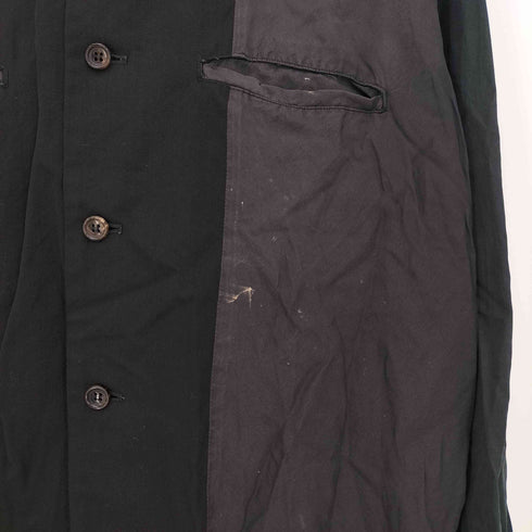 コムデギャルソンオム COMME des GARCONS HOMME 00s 銀タグ 田中オム インサイドアウト切替 長袖シャツ メンズ