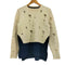 ツモリチサト TSUMORI CHISATO ダメージ クラッシュ エルボーパッチ キツネマップニット セーター レディース 2
