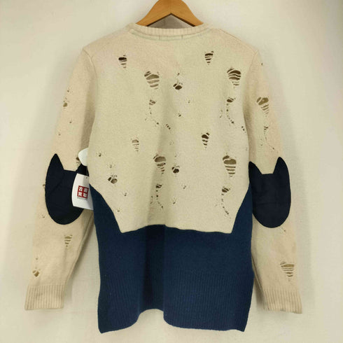 ツモリチサト TSUMORI CHISATO ダメージ クラッシュ エルボーパッチ キツネマップニット セーター レディース 2