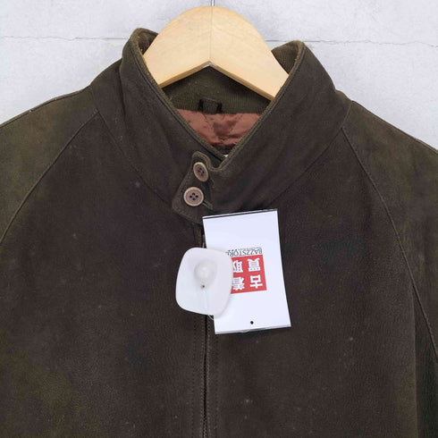 EQUIPMENT イクイップメント lamb leather ラムレザー 羊革 スエード ジップジャケット メンズ L