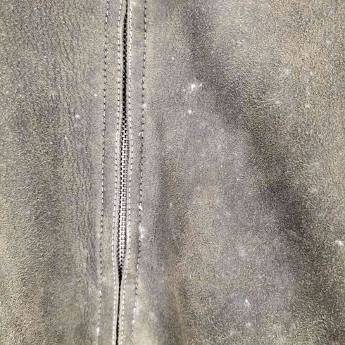 EQUIPMENT イクイップメント lamb leather ラムレザー 羊革 スエード ジップジャケット メンズ L