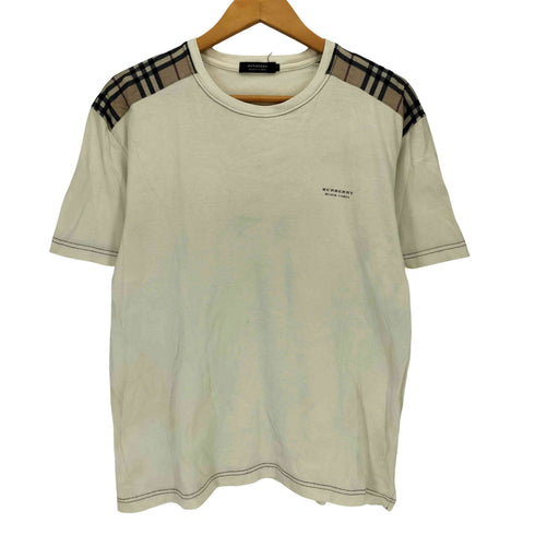 バーバリーブラックレーベル BURBERRY BLACK LABEL ノバチェック S/S Tシャツ メンズ JPN:3