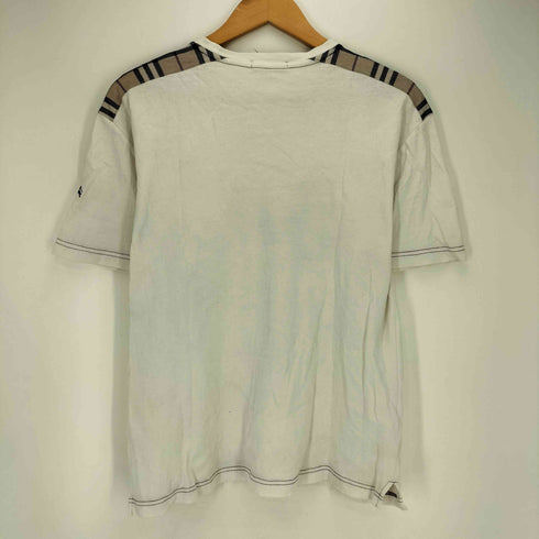 バーバリーブラックレーベル BURBERRY BLACK LABEL ノバチェック S/S Tシャツ メンズ JPN:3