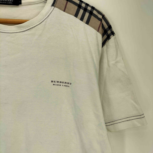 バーバリーブラックレーベル BURBERRY BLACK LABEL ノバチェック S/S Tシャツ メンズ JPN:3