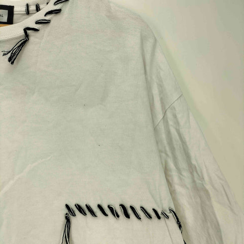 メゾンスペシャル MAISON SPECIAL Stitched Crew Neck T-shirt ハンドステッチTシャツ メンズ JPN:1