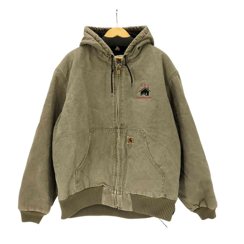 カーハート Carhartt 00S OLD Duck Active Jacket メキシコ製 企業 ロゴ 刺繍 ダック アクティブ ジャケット 03年2月製 メンズ import:XL