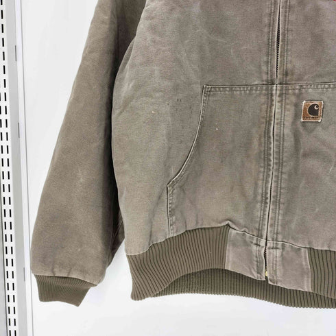 カーハート Carhartt 00S OLD Duck Active Jacket メキシコ製 企業 ロゴ 刺繍 ダック アクティブ ジャケット 03年2月製 メンズ import:XL