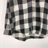 ギャップ Gap 80-90S OLD 初期タグ Euro ユーロ ブロック チェック コットン L/S シャツ メンズ import:XL